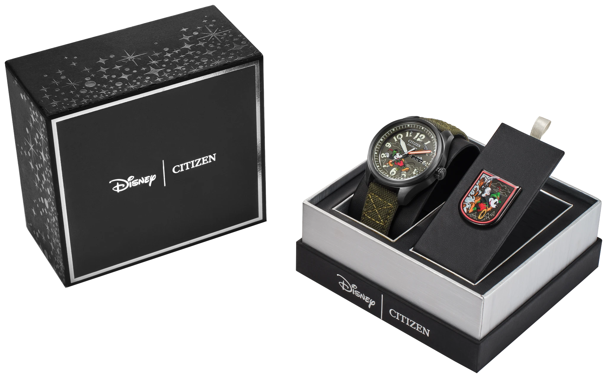 Alpine Mickey Mouse Green Dial CORDURA® Strap AW0148-47W | CITIZEN